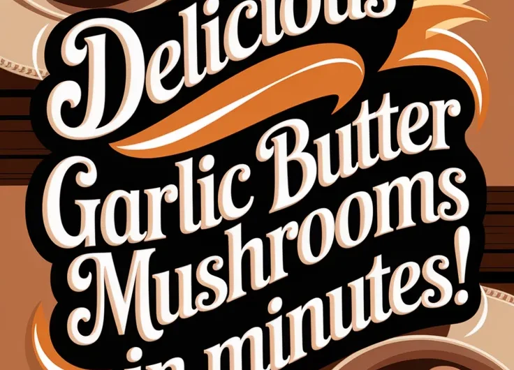 Quick Microwave Garlic Butter Mushrooms