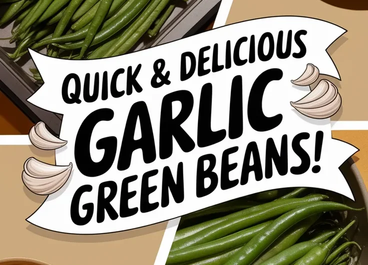 Quick Microwave Garlic Green Beans