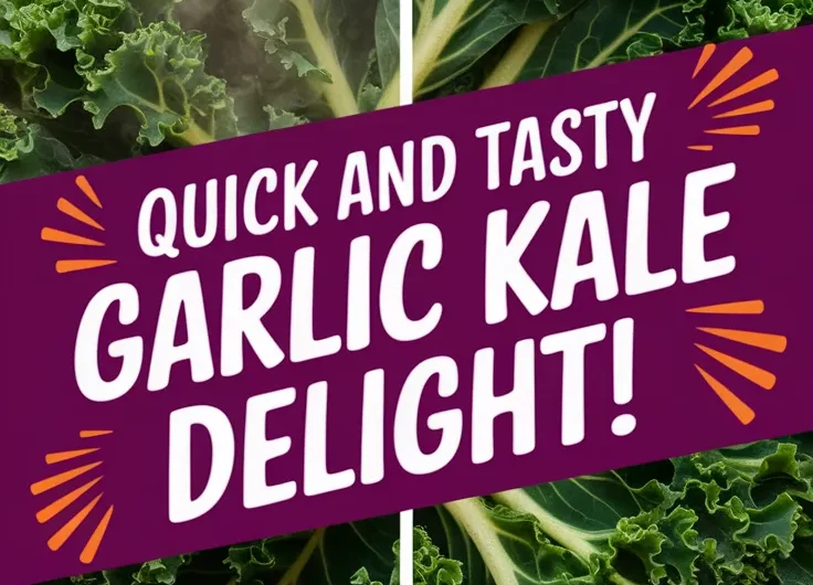 Quick Microwave Garlic Kale