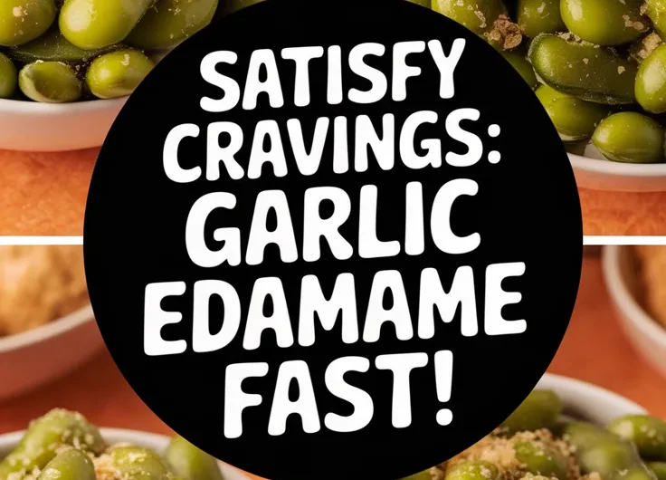 Quick Microwave Garlic Parmesan Edamame