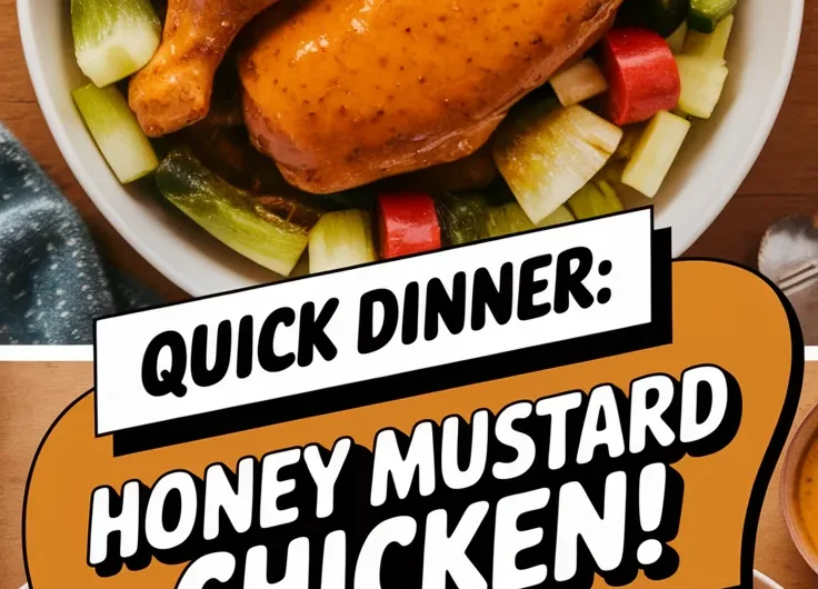 Quick Microwave Honey Mustard Chicken