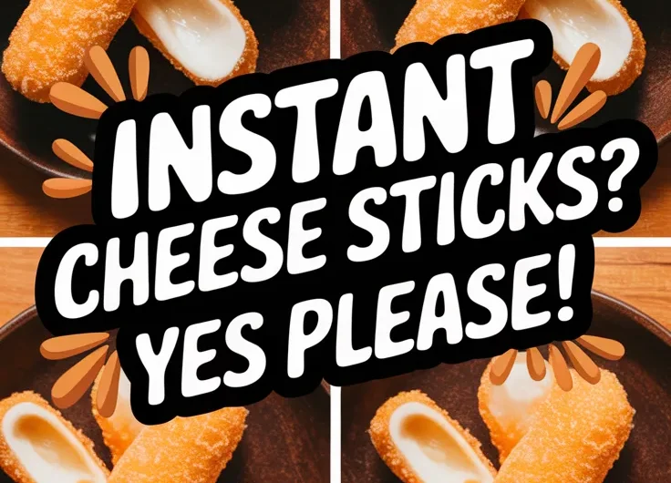 Quick Microwave Mozzarella Sticks