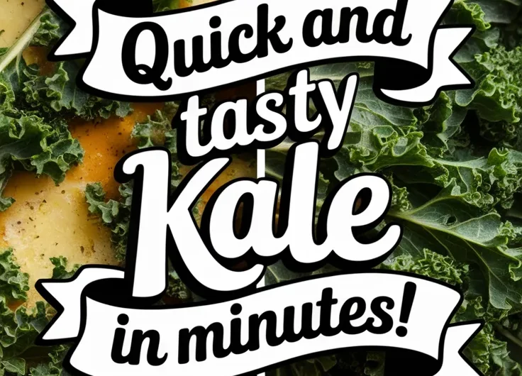 Quick Microwave Parmesan Kale