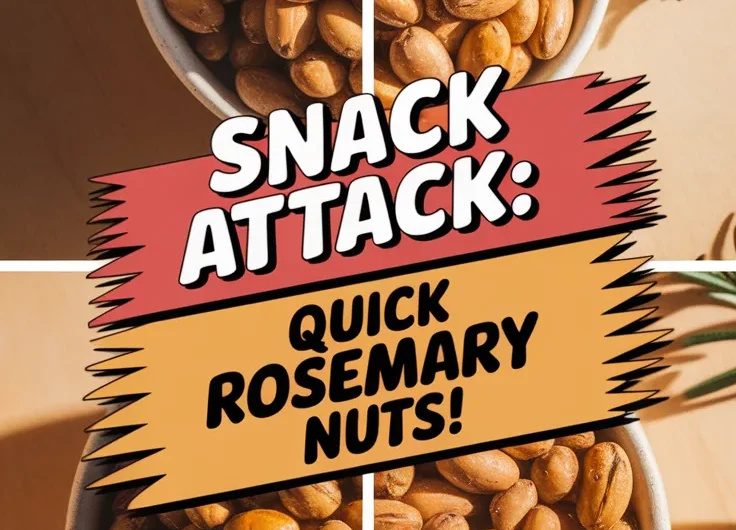 Quick Microwave Rosemary Nuts