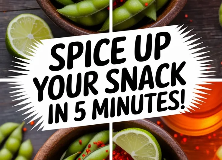 Quick Microwave Spicy Edamame