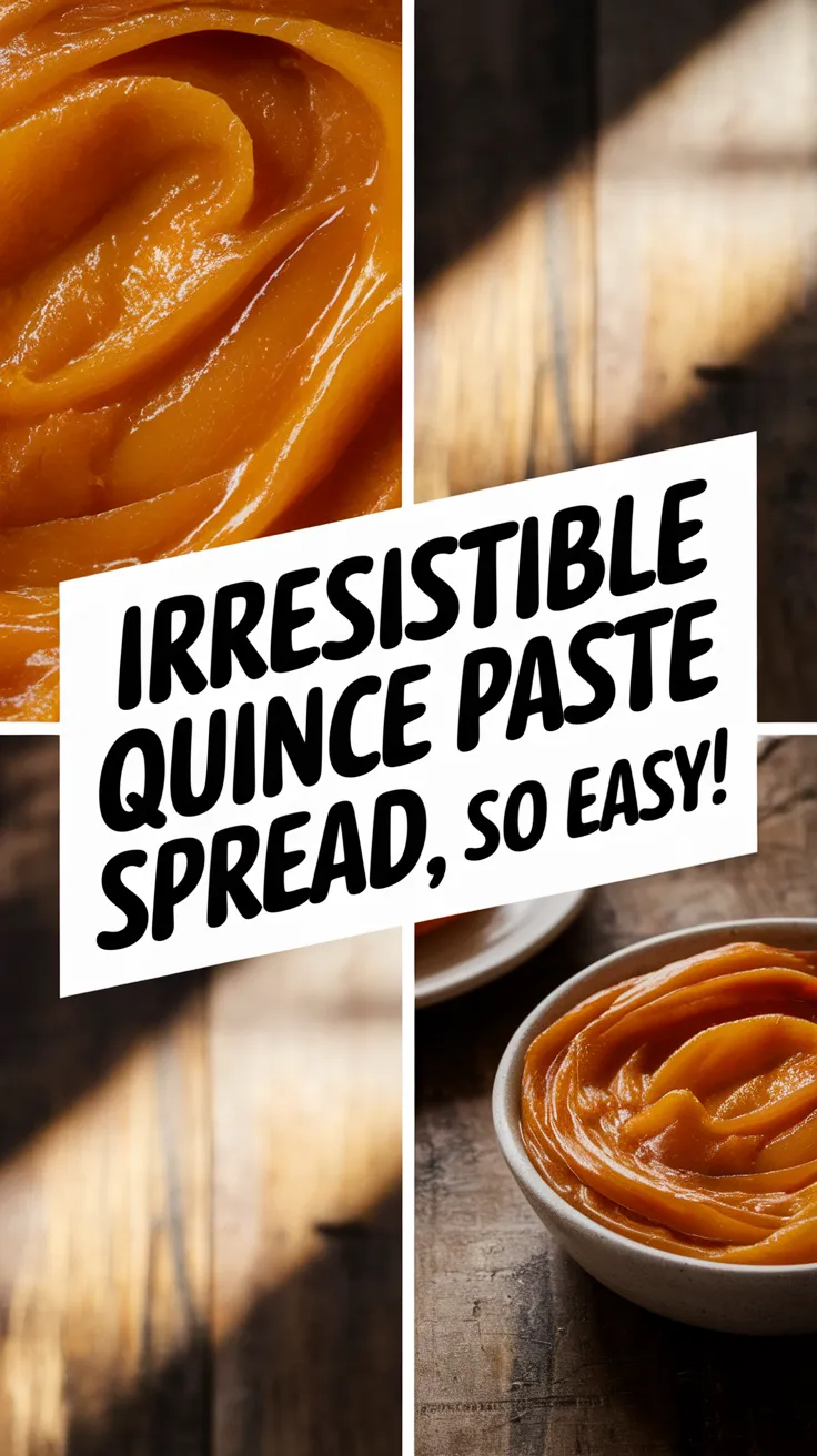 Delicious quince paste spread in a bowl, perfect for summer.