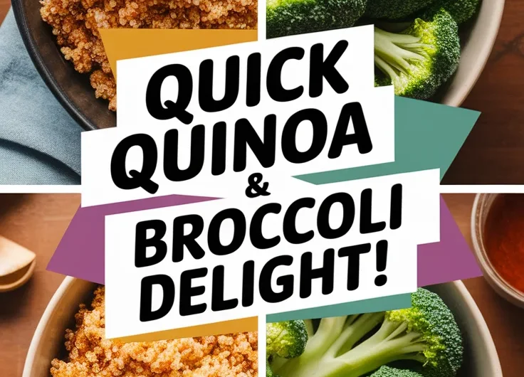 Microwaved Quinoa and Broccoli – One Bowl Wonder!