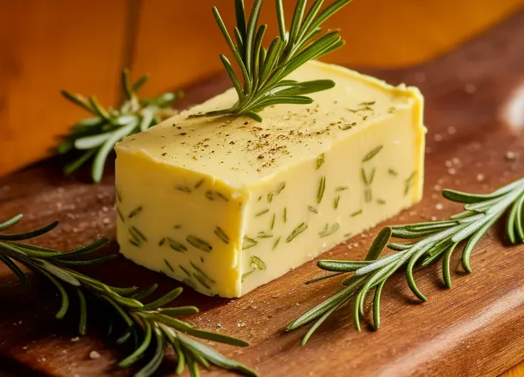 Spring-Inspired Microwave Rosemary Butter