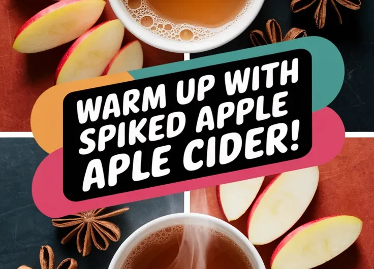 Spiked Apple Cider (Microwave Mulled)