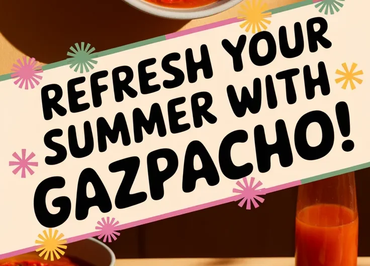 Summer Gazpacho with Microwave-Roasted Tomatoes