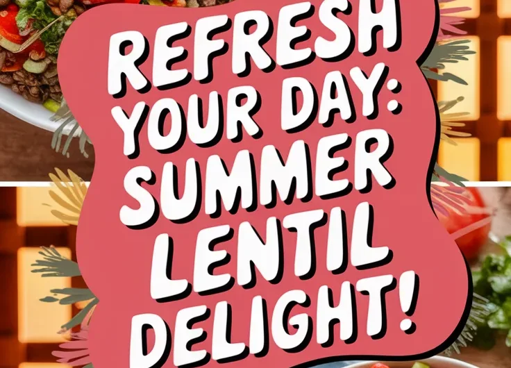Refreshing Summer Lentil Salad (Microwave Batch)