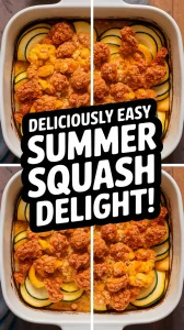 Delicious Summer Squash Casserole with a Crunchy Microwave Topping