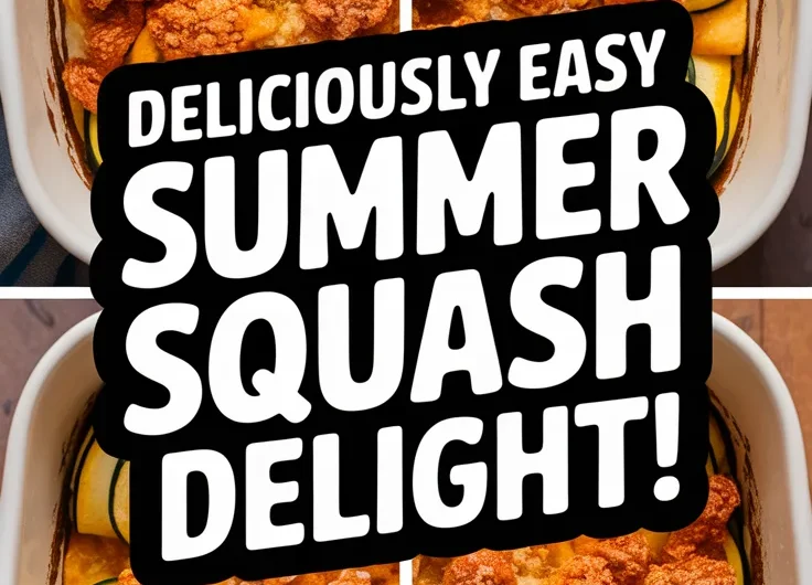 Summer Squash Casserole with Microwave Crunch
