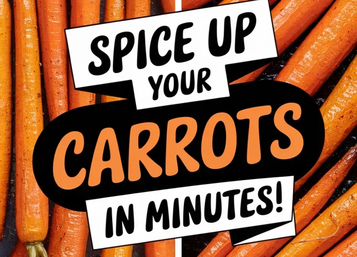 Turmeric Roasted Carrots (Microwave Spice Roast)