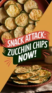 Delicious low-carb zucchini chips prepared in the microwave, perfect for snacking.