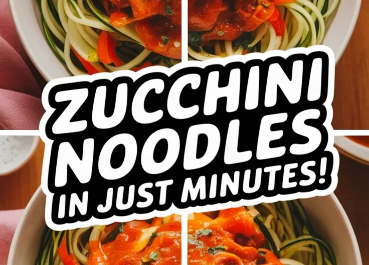 Zucchini Noodle Bowl (Microwave Shortcut)