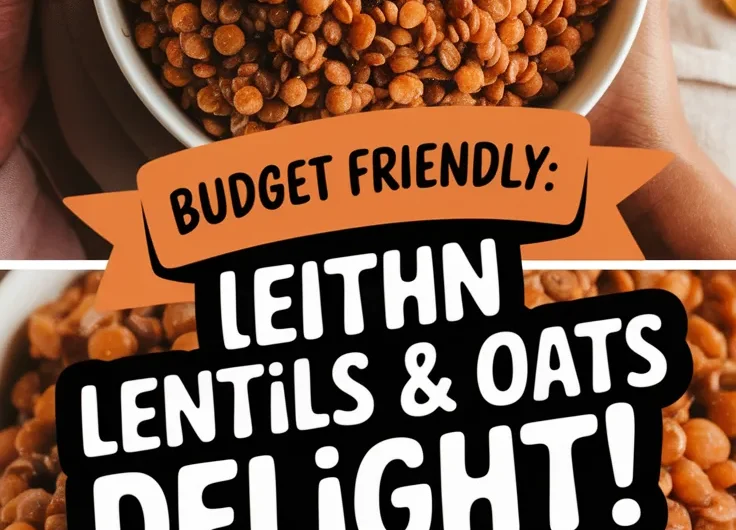 Microwave Canned Lentil and Instant Oat Groats Meal