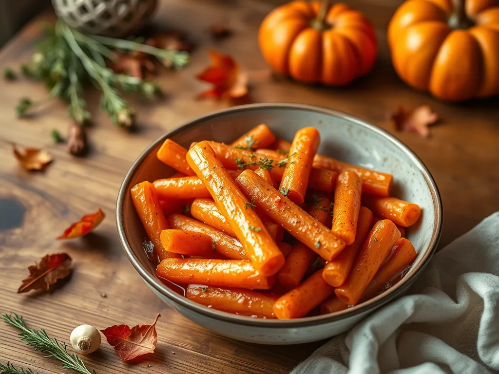 Delicious carrot cake for one cooked in a mug, featuring fresh carrots and a cozy autumn setting.