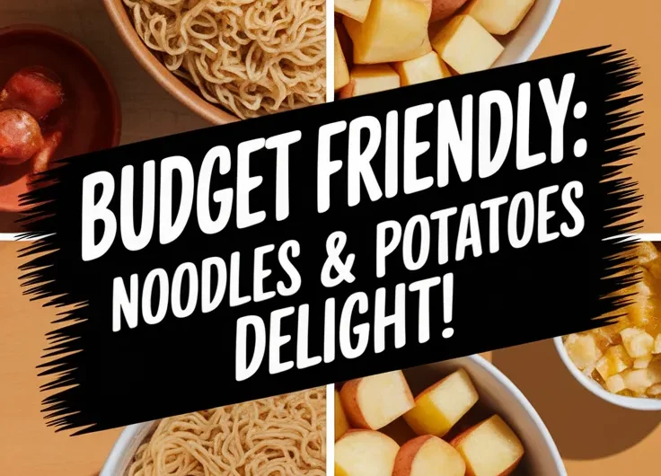 Quick and Easy Microwave Instant Noodles with Canned Diced Potatoes