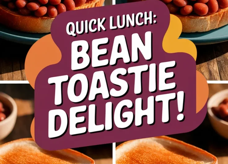 Cheap Microwave Baked Bean Toastie