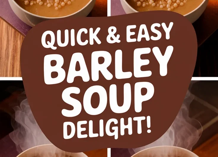 Easy Microwave Canned Soup with Instant Barley