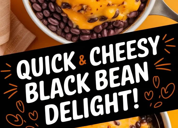 Cheap Microwave Canned Black Bean and Cheese
