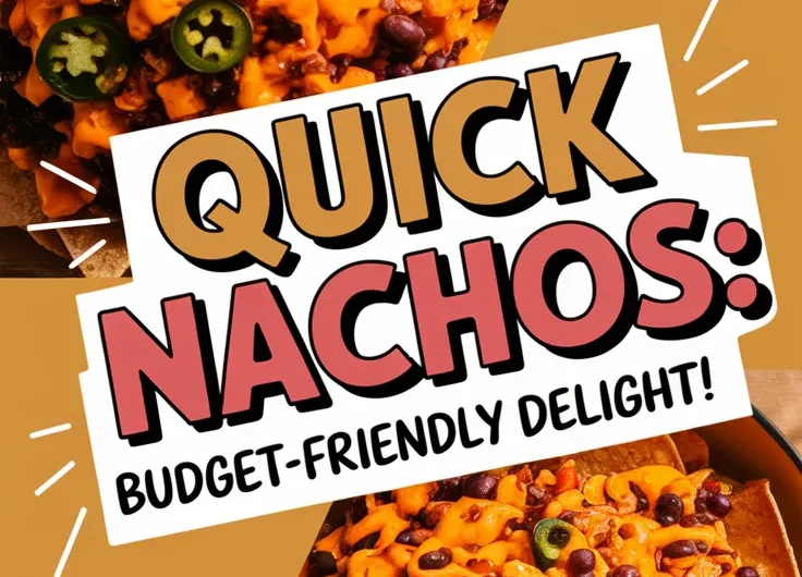 Cheap Microwave Canned Black Bean Nachos