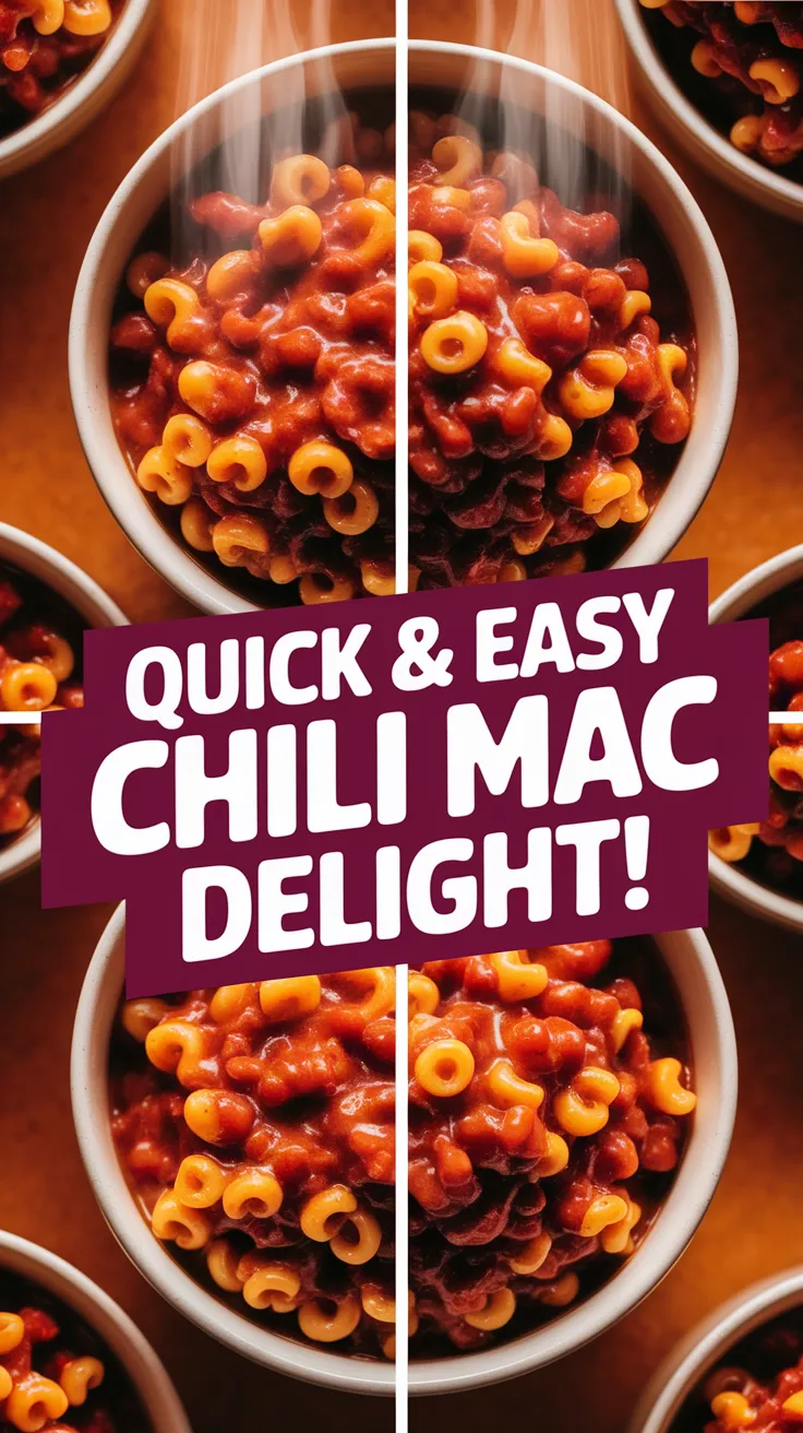 Delicious bowl of chili mac ready for a quick microwave meal.