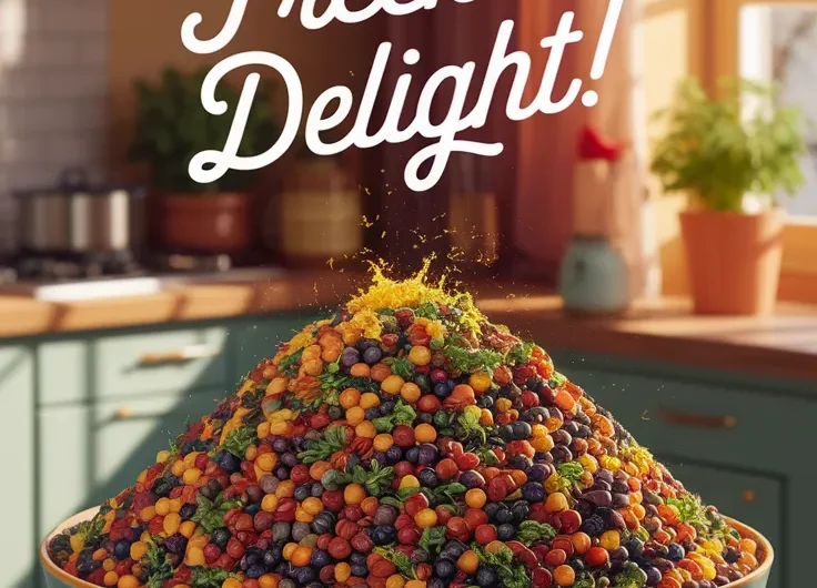 Quick Microwave Canned Lentil and Instant Freekeh Bowl