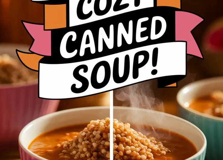 Microwave Canned Soup with Instant Amaranth