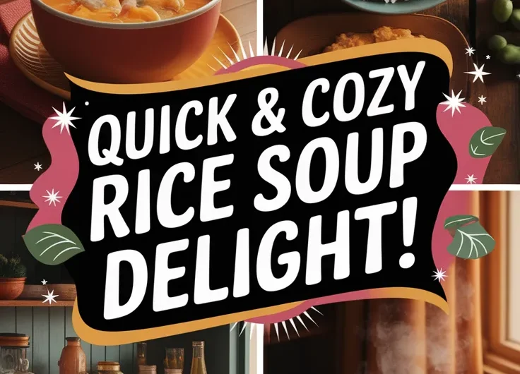 Easy Cheesy Microwave Canned Soup with Instant Rice