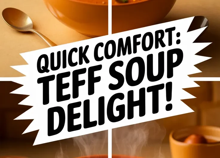Cheap Microwave Canned Soup with Instant Teff