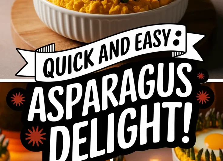 Quick Microwave Egg and Asparagus Dish