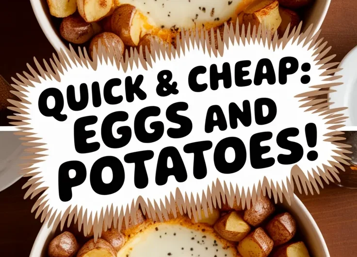 Microwave Egg and Canned Potatoes Delight