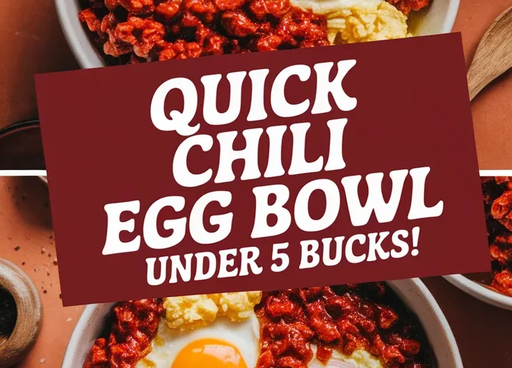 Microwave Chili Egg Scramble