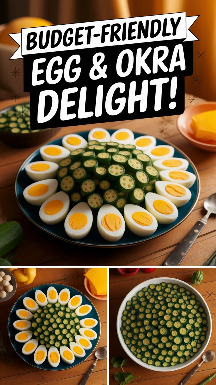 Delicious Budget-Friendly Microwave Egg And Canned Diced Okra Dish