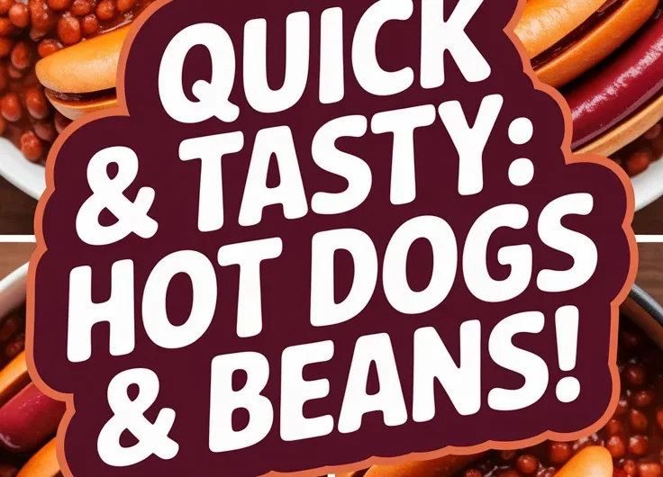 Quick and Easy Microwave Hot Dog and Beans