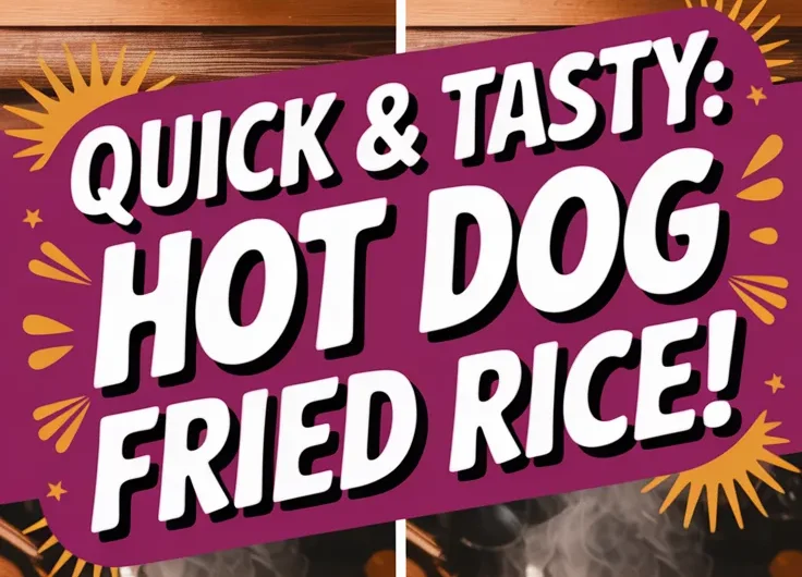 Cheap Microwave Hot Dog Fried Rice