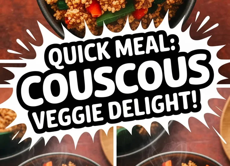 Cheap Microwave Instant Couscous with Veggies