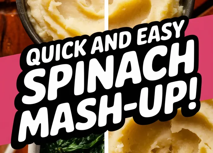 Cheap Microwave Instant Mashed Potato with Canned Spinach