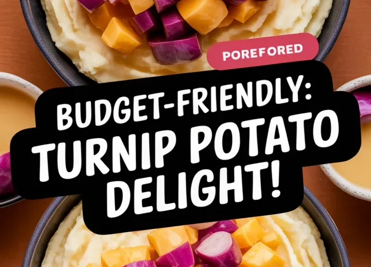 Cheap Microwave Instant Mashed Potatoes with Canned Diced Turnips