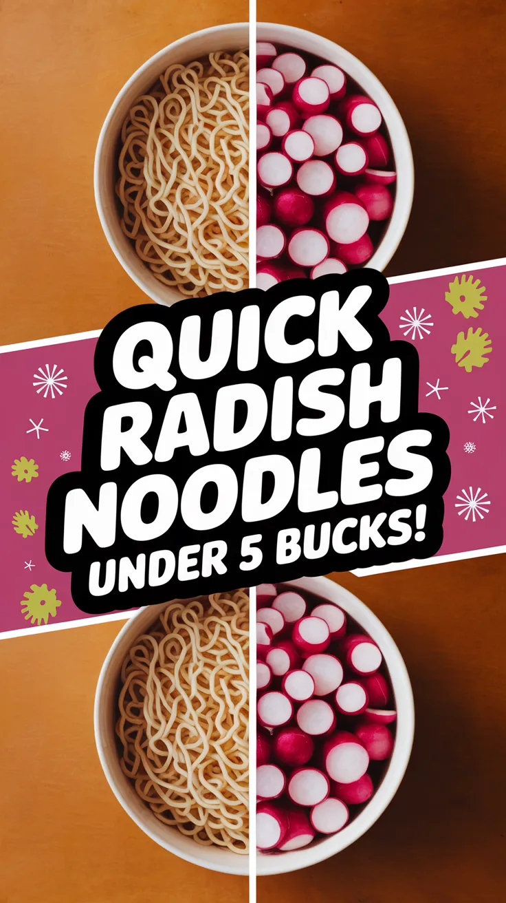 Cheap Microwave Instant Noodles With Canned Radishes - Can You ...