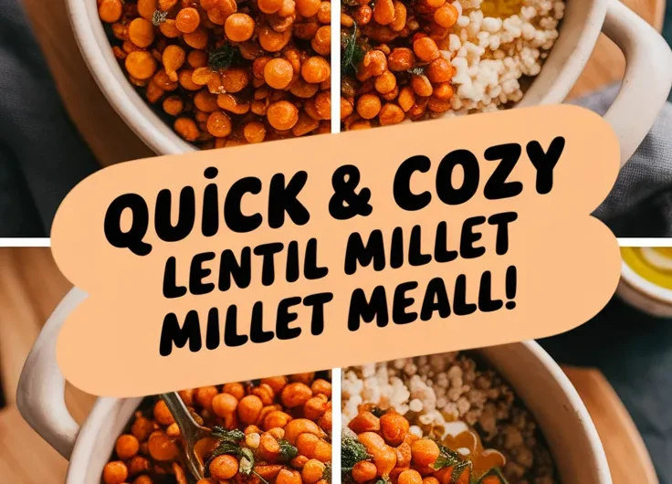 Quick & Easy Microwave Canned Lentil and Instant Millet Bowl