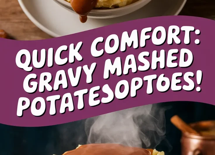 Cheap Microwave Instant Mashed Potato with Gravy