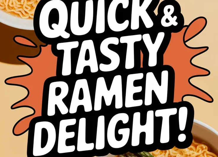 Cheap Microwave Ramen with Canned Diced Asparagus