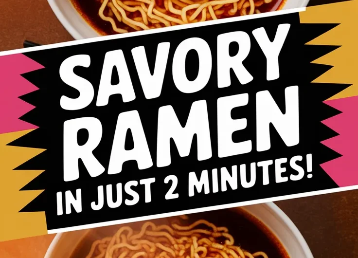 Cheap Microwave Ramen with Butter and Soy Sauce
