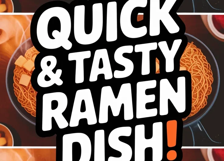 Cheap Microwave Ramen with Canned Diced Potatoes