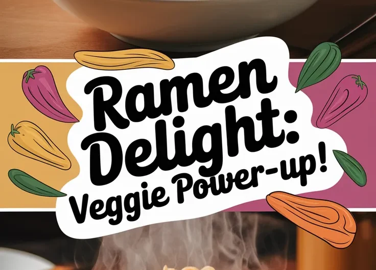 Cheap Microwave Ramen with Frozen Veggies