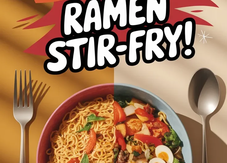 Cheap Microwave Ramen Stir-Fry