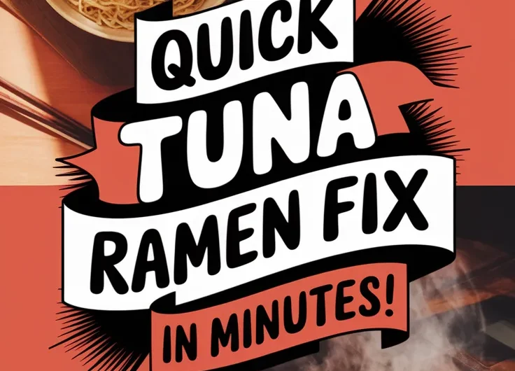 Cheap Microwave Ramen with Canned Tuna